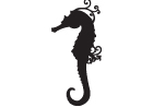 Seahorse Vinyl Sticker