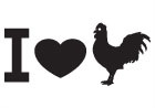 I Heart Rooster