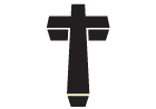 3D Cross Sticker